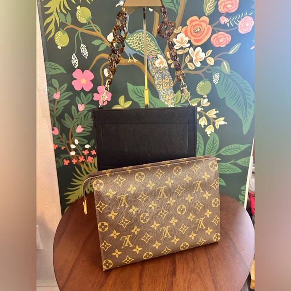 TEMP OFF MARKET Louis Vuitton🤎💃 Monogram Canvas Cosmetic Clutch Insert & Strap - Picture 8 of 9